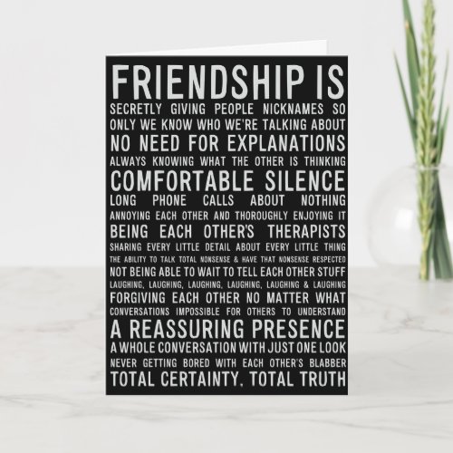 THE MANY REASONS WE ARE BEST FRIENDS BIRTHDAY  CARD