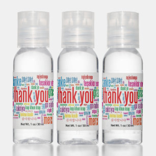 *THE MANY WAYS TO SAY THANK YOU* HAND SANITIZER