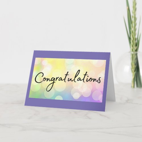 THE MANY WAYS TO SAY YOU DID IT CONGRATULATIONS CARD