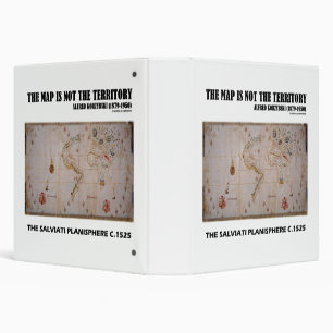 The Map Is Not The Territory Salviati Planisphere 3 Ring Binder