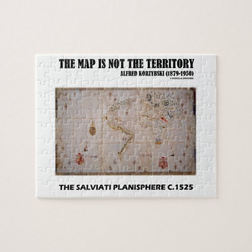 The Map Is Not The Territory Salviati Planisphere Jigsaw Puzzle