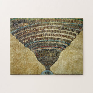 The Map of Hell, Abyss of Hell - Sandro Botticelli Jigsaw Puzzle