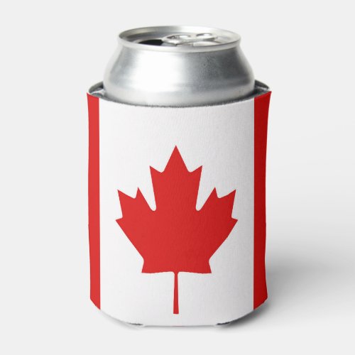 The Maple Leaf flag of Canada Can Cooler