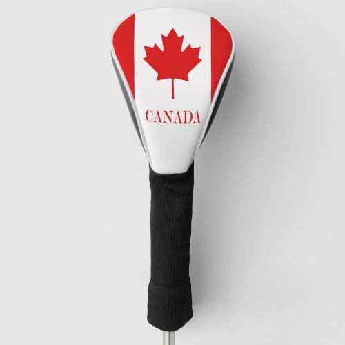 The Maple Leaf flag of Canada Golf Head Cover