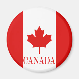 The Maple Leaf flag of Canada Magnet