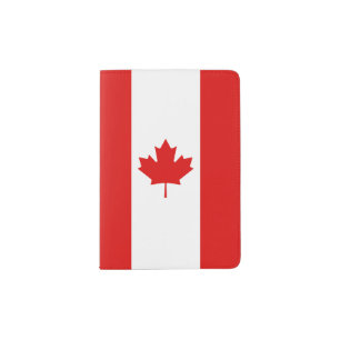 The Maple Leaf flag of Canada Passport Holder