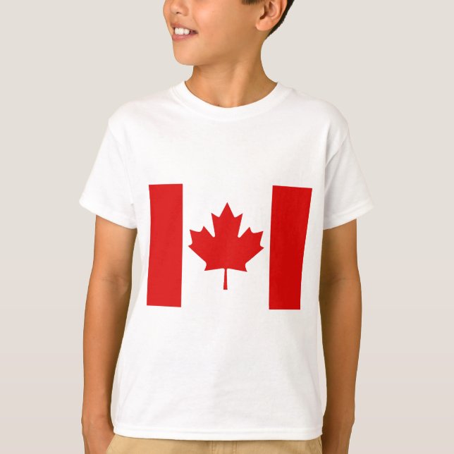 The Maple Leaf flag of Canada T-Shirt (Front)