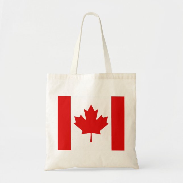 The Maple Leaf flag of Canada Tote Bag (Front)
