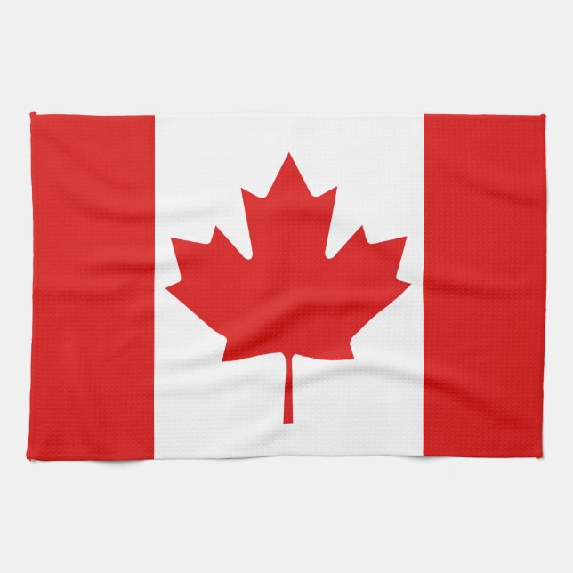 The Maple Leaf flag of Canada Towel (Horizontal)