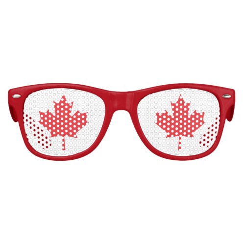 The Maple Leaf National Symbol of Canada Kids Sunglasses