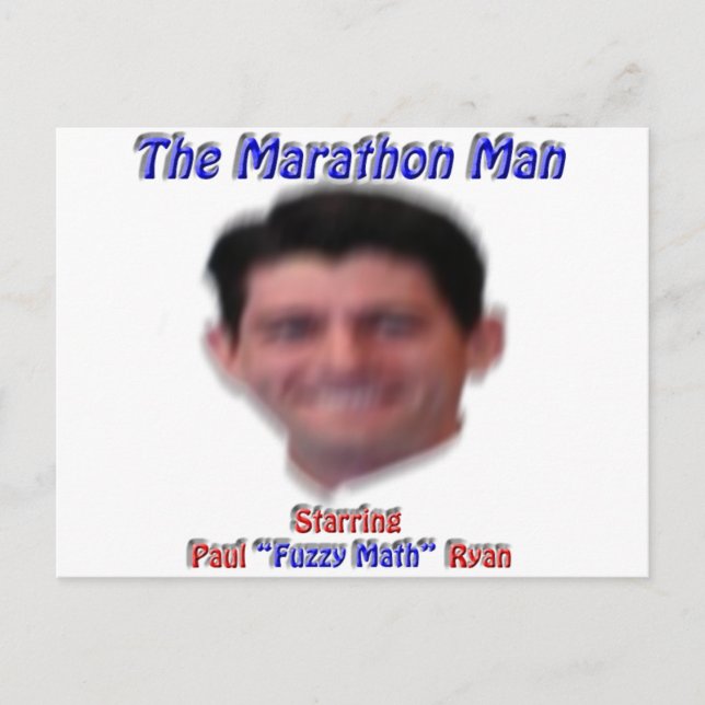The Marathon Man Postcard (Front)