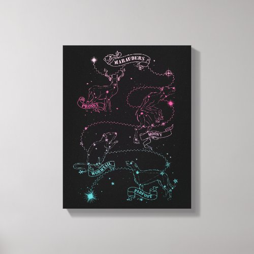 The Marauders Animal Constellations Canvas Print