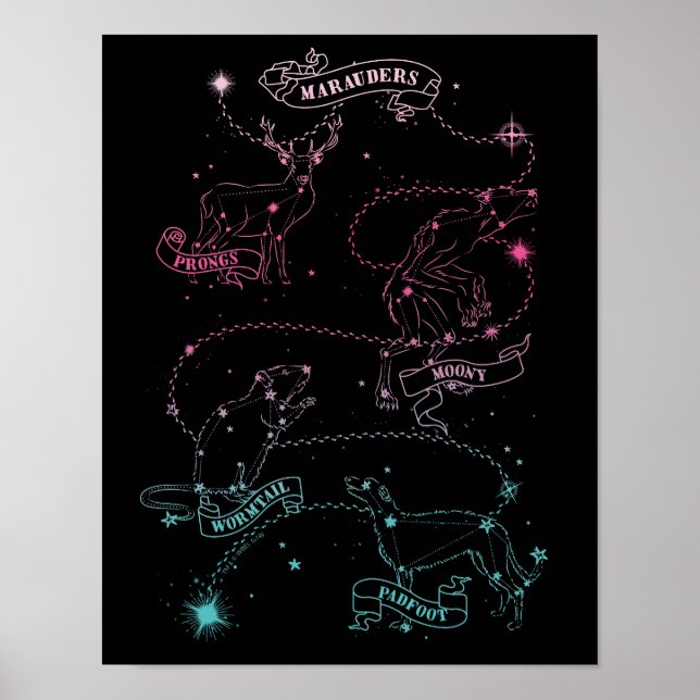 The Marauders Animal Constellations Poster (Front)