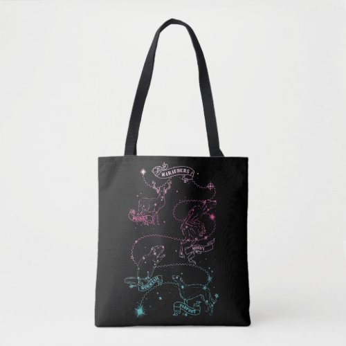 The Marauders Animal Constellations Tote Bag