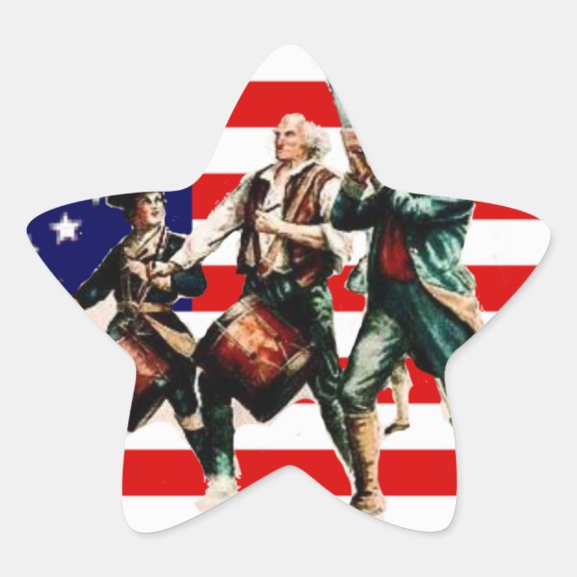 the march for freedom never ends star sticker (Front)