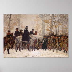 The March to Valley Forge 1777 By William Trego 18 Poster