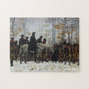 The March to Valley Forge by William B. T. Trego Jigsaw Puzzle