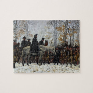 The March to Valley Forge by William B. T. Trego Jigsaw Puzzle