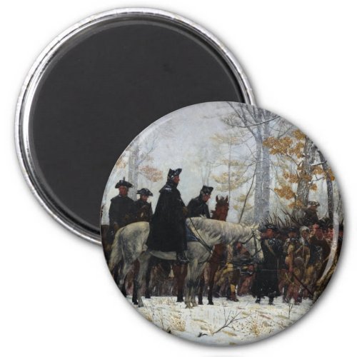 The March to Valley Forge by William B T Trego Magnet