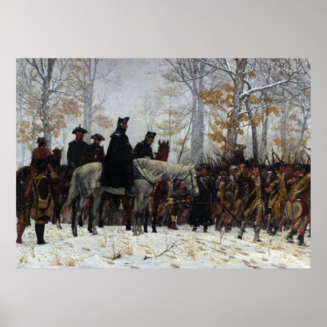 The March to Valley Forge by William B. T. Trego Poster (Front)