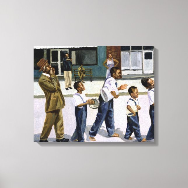 The Marching Band 2000 Canvas Print (Front)