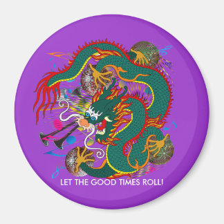 The-Mardi Gras Dragon V-2 Magnet