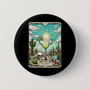 The Margarita Tarot Card Cinco De Mayo Party Marga Button