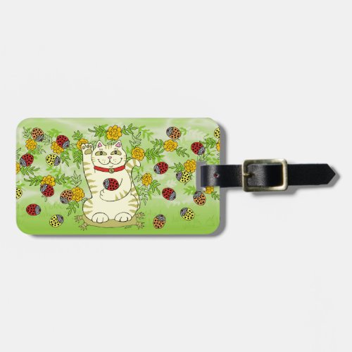 The Marigolds Are Lucky Today Luggage Tag