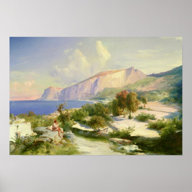 The Marina Grande, Capri, c.1829 Poster (Front)