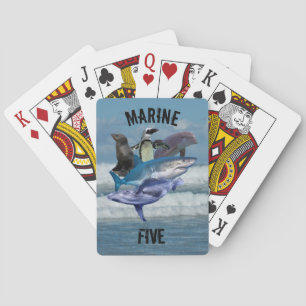 The Marine Five Poker Cards
