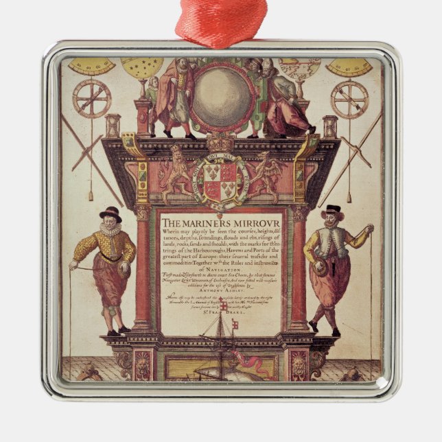 The Mariners Mirror, titlepage Metal Ornament (Front)