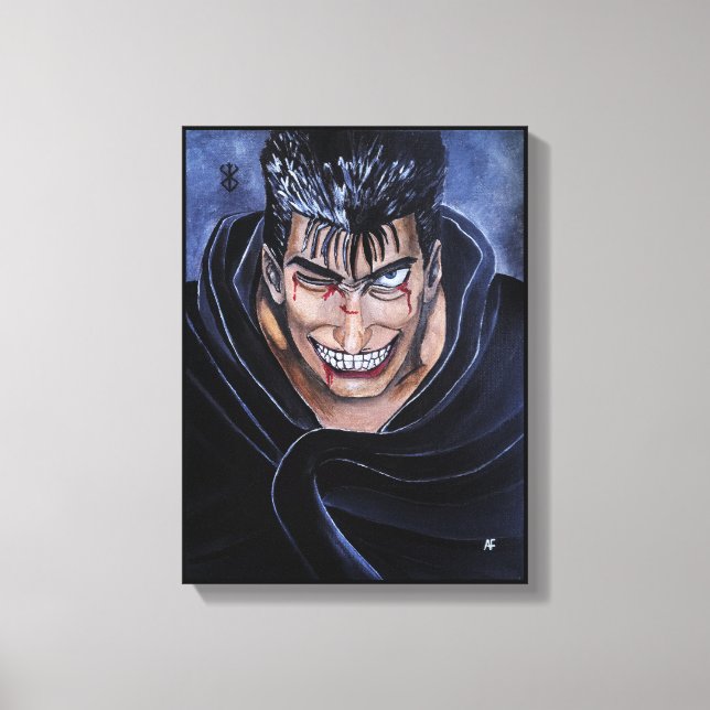 The Marked Sufferer Painting by Alfred Fox Canvas Print (Front)