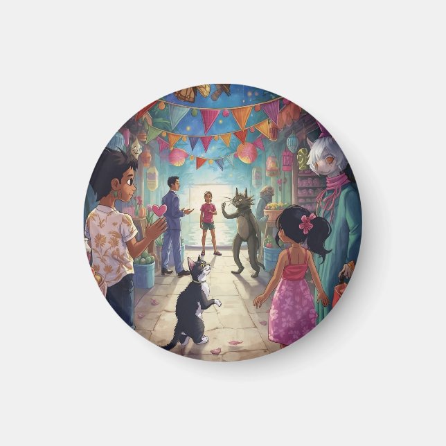 The Market Between Worlds Magnet (Front)