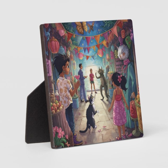 The Market Between Worlds Plaque (Front)