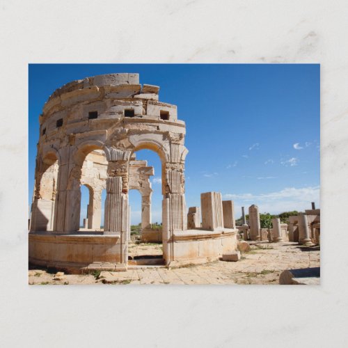 The Market Leptis Magna Al Khums District Postcard