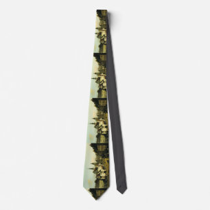 The Marketplace at Pirna Bernardo Bellotto Necktie