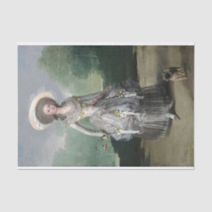 The Marquesa de Pontejos by Francisco de Goya Tissue Paper