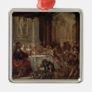 The Marriage at Cana, 1660 Metal Ornament