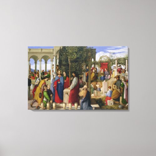 The Marriage at Cana 1819 Canvas Print