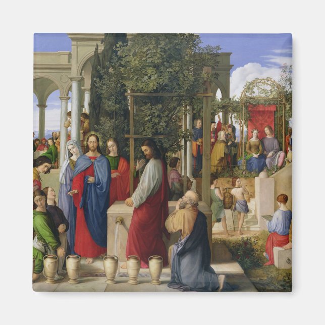 The Marriage at Cana, 1819 Magnet (Front)