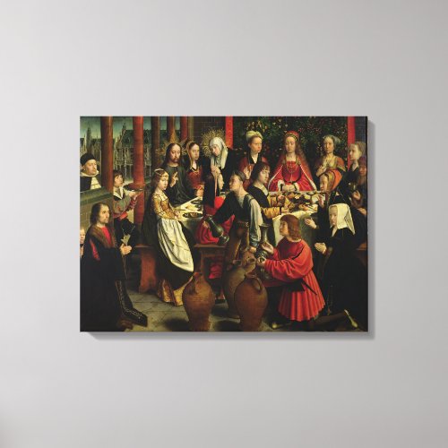 The Marriage Feast at Cana c1500_03 Canvas Print