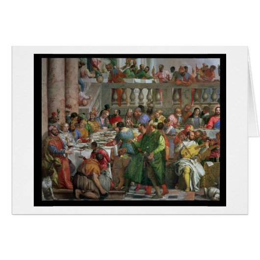 The Marriage Feast at Cana, detail of banqueting t (Front Horizontal)