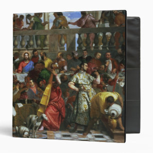 The Marriage Feast at Cana, detail of musicians an 3 Ring Binder