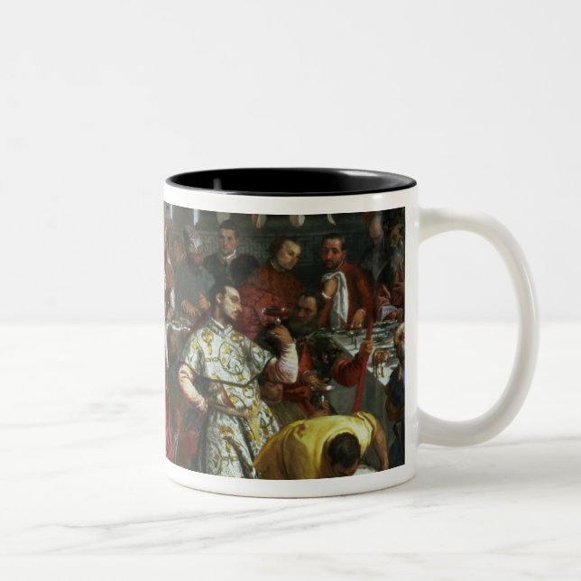 The Marriage Feast at Cana, detail of musicians an Two-Tone Coffee Mug (Right)