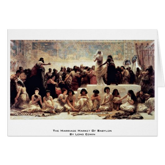 The Marriage Market Of Babylon By Long Edwin (Front Horizontal)