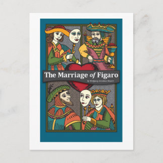 The Marriage of Figaro, Opera Postcard