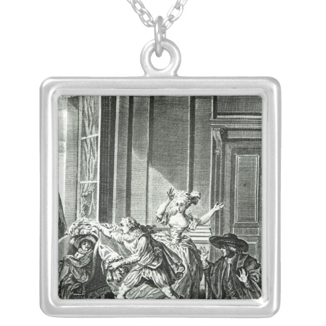 The Marriage of Figaro' Silver Plated Necklace (Front)