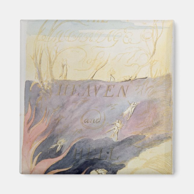 The Marriage of Heaven and Hell Magnet (Front)