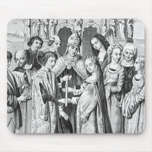 The Marriage of Henry VI and Margaret of Anjou Mouse Pad (Front)