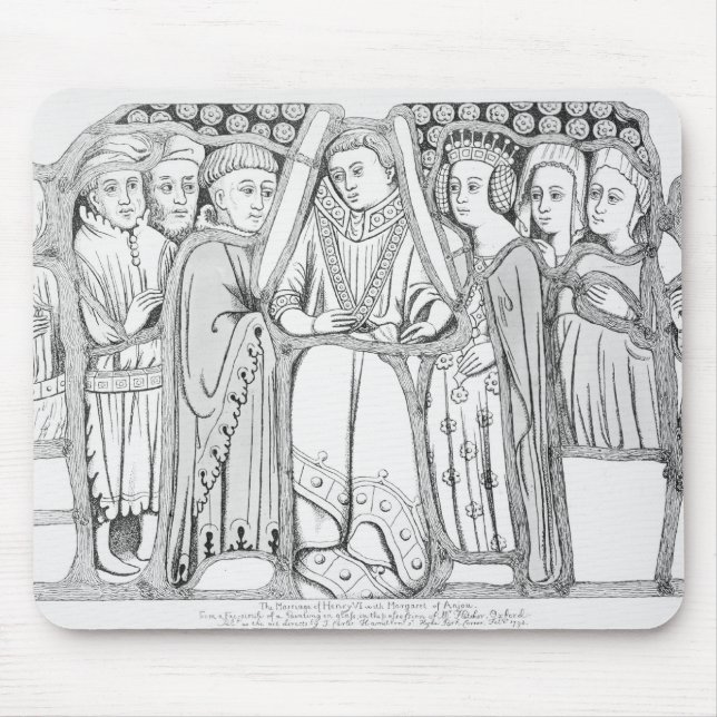 The Marriage of Henry VI and Margaret of Anjou Mouse Pad (Front)